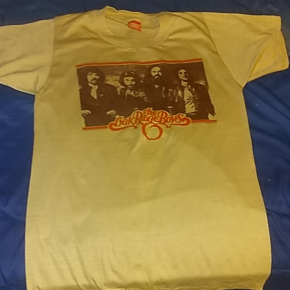 Vintage Oakridge Boys concert shirt screen stars